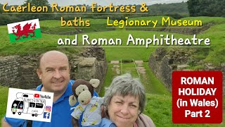 305 Caerleon Castle Roman Fortress and Baths Legionary Museum and Roman Amphitheatre Wales [upl. by Bo]