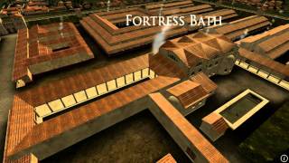 Animation of ancient Roman Fort in Caerleon Wales [upl. by Baecher]