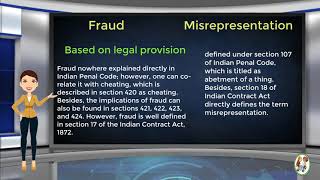 What is Difference Between Fraud amp Misrepresentation [upl. by Mercie555]