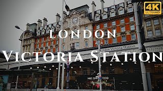 London Victoria Station Walk Through England 4K [upl. by Brower611]