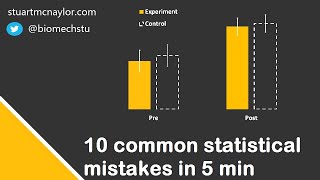 Ten Statistical Mistakes in 5 Min [upl. by Orsino]