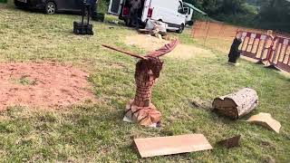 A fabulous range of wooden sculpture at Caerleon festival 2024 [upl. by Voccola]