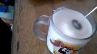 Aerolatte Review Frothing Cold Milk In Under 1 Minute [upl. by Novelia]