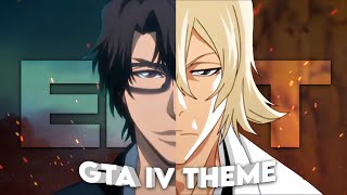 Aizen x Urahara  GTA IV Theme Edit [upl. by Kirbee]